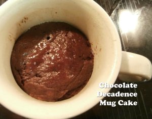 chocolate decadence mug cake