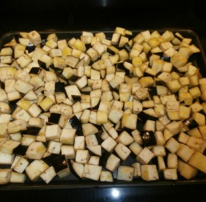 eggplant ready to cook