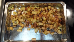 Toasted potatoes