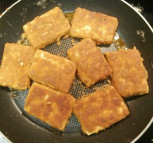 tofu, frying