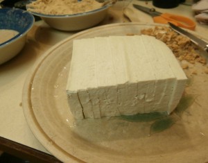 tofu, sliced for this recipe