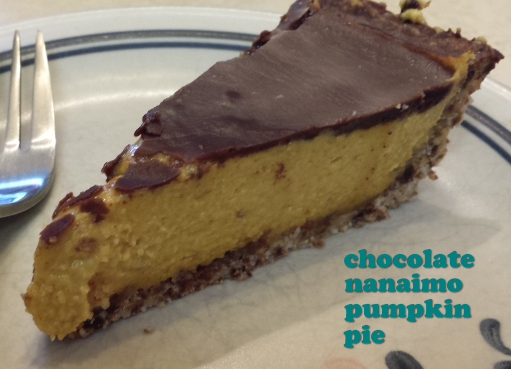 Chocolate Nanaimo Pumpkin Pie