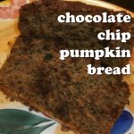 chocolate chip pumpkin bread