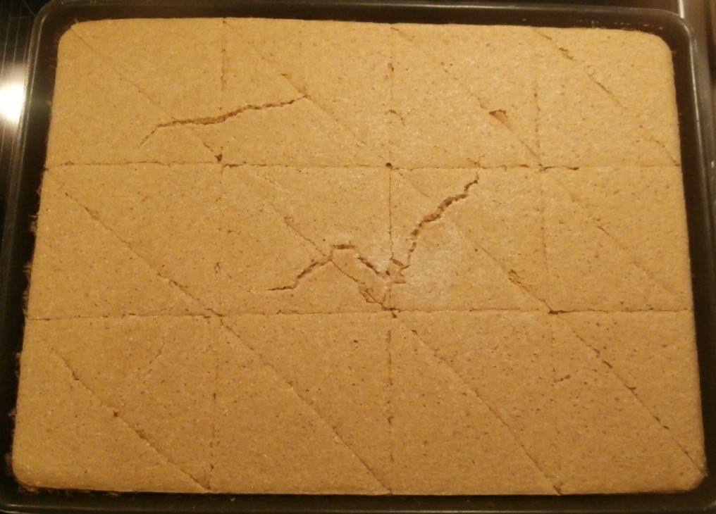 cornbread, cut into triangles