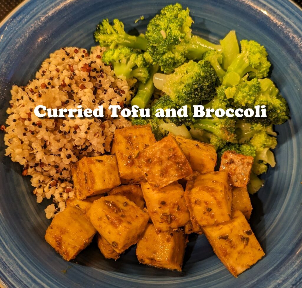Curried Tofu and Broccoli